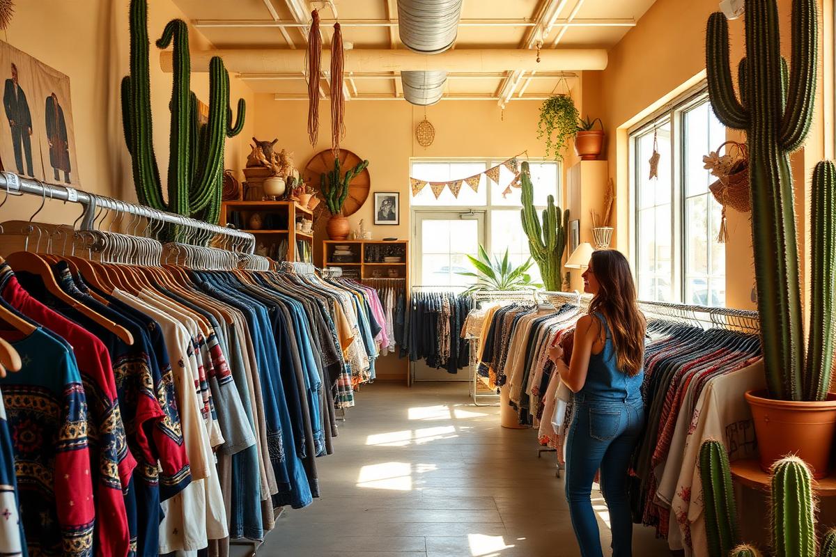 Thrift store scene in Phoenix