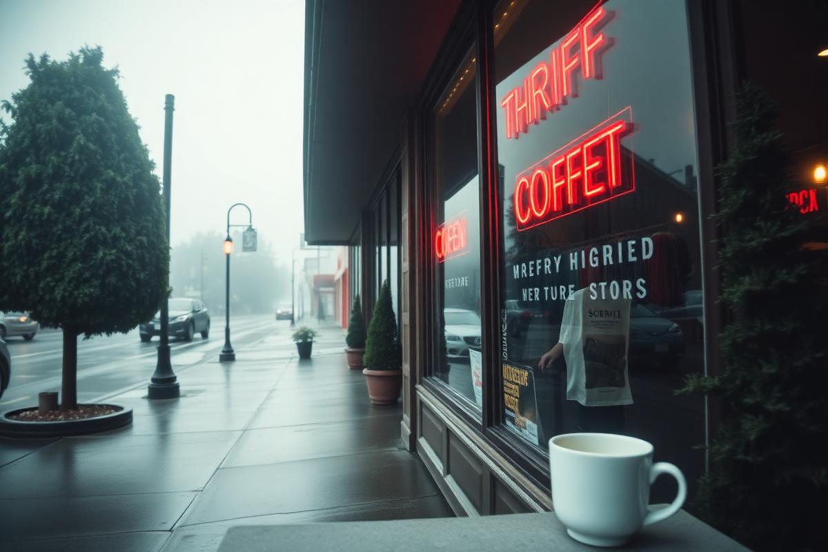 Thrift store scene in Seattle