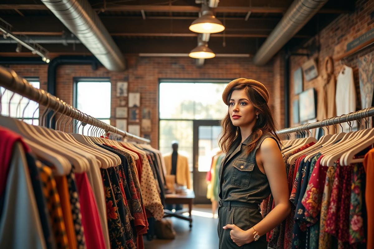 Thrift store scene in Atlanta