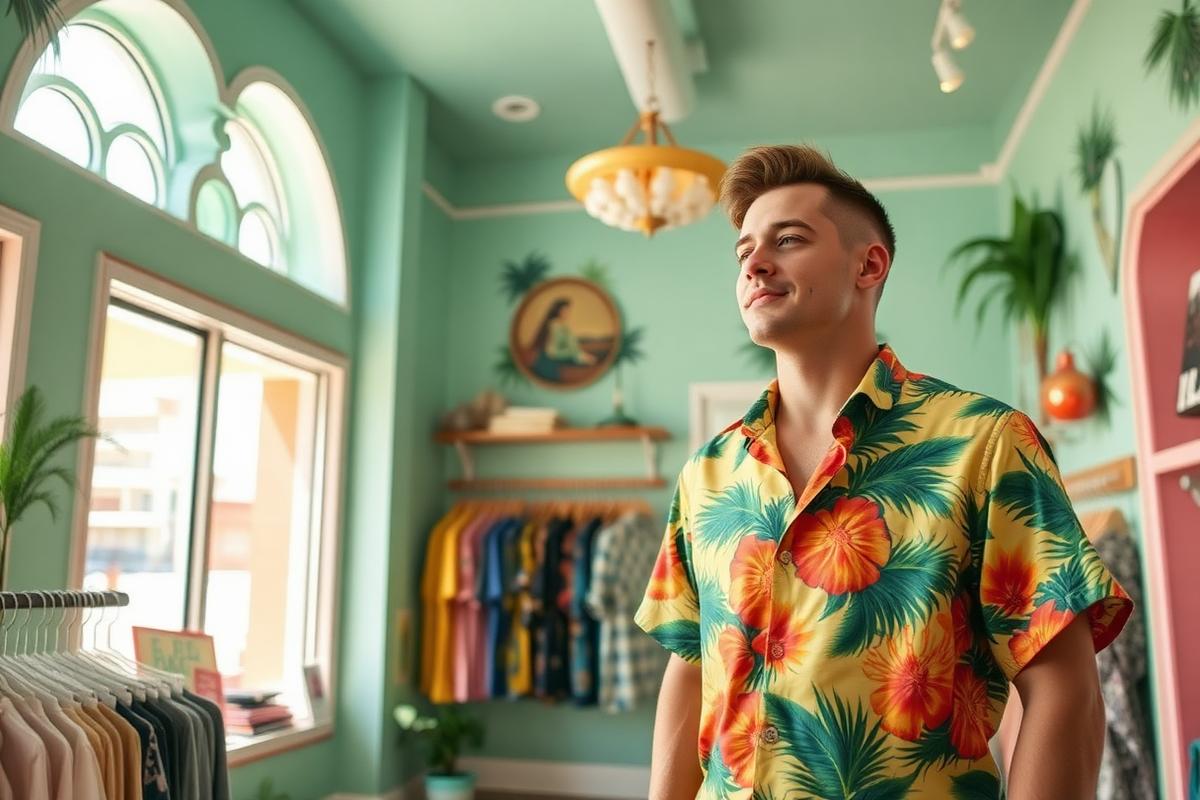 Thrift store scene in Miami